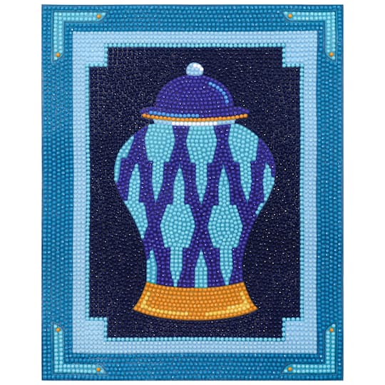 Jonathan Adler x Michaels 8" x 10" Ginger Jar Diamond Art Kit